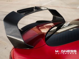 Alfa Romeo Giulia Trunk Spoiler - Carbon Fiber - GTAm Style w/ Italian Theme 